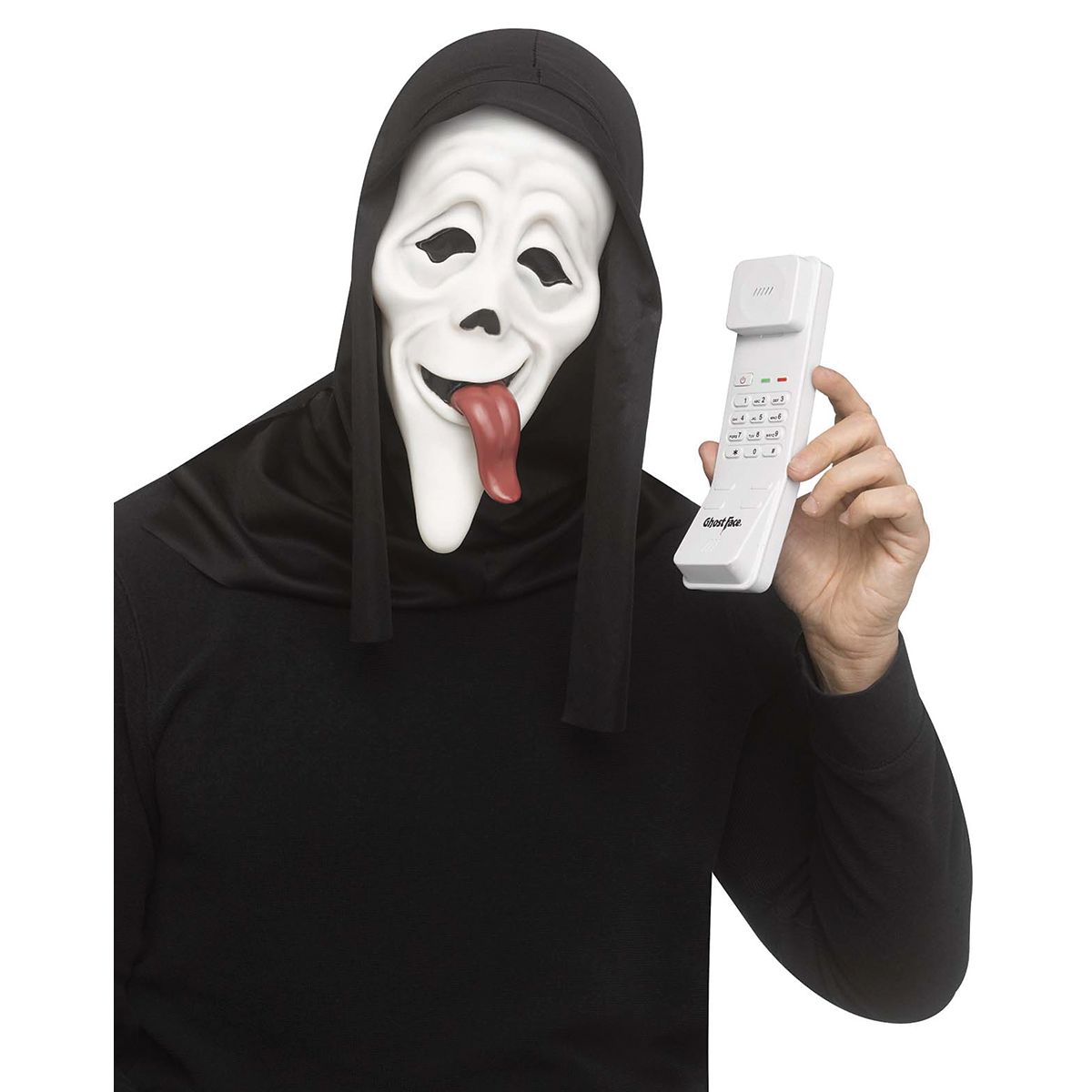 Ghost Face Wassup Costume Kit BLACK AND WHITE
