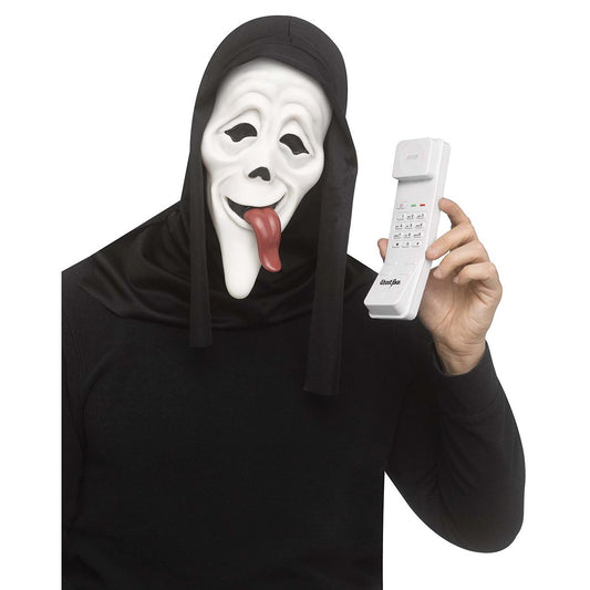 Ghost Face Wassup Costume Kit BLACK AND WHITE