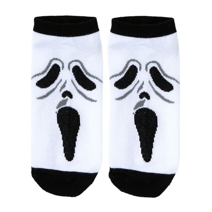 Ghost Face No Show Socks - 5 Pack MULTI-COLOR