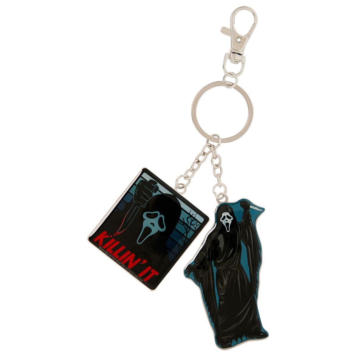 Ghost Face Keychain BLACK AND RED