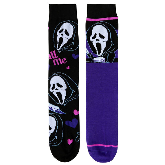 Ghost Face Crew Socks - 2 Pack MULTI-COLOR