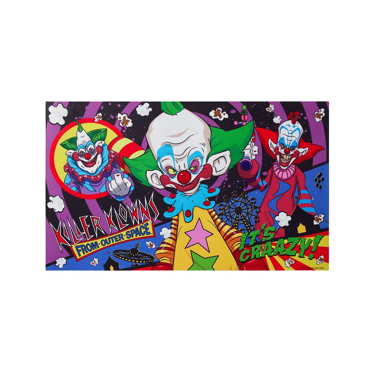 Killer Klowns from Outer Space Doormat MULTI-COLOR