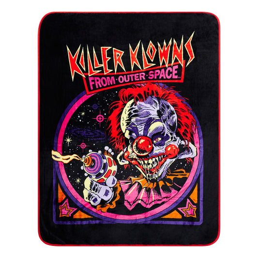 Killer Klowns from Outer Space Retro Fleece Blanket MULTI-COLOR