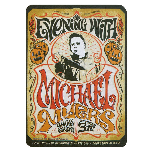 Michael Myers Retro Poster Magnet - Halloween MULTI-COLOR