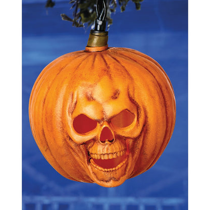 Orange Jack-o'-Lantern Skull String Lights - Halloween II MULTI-COLOR