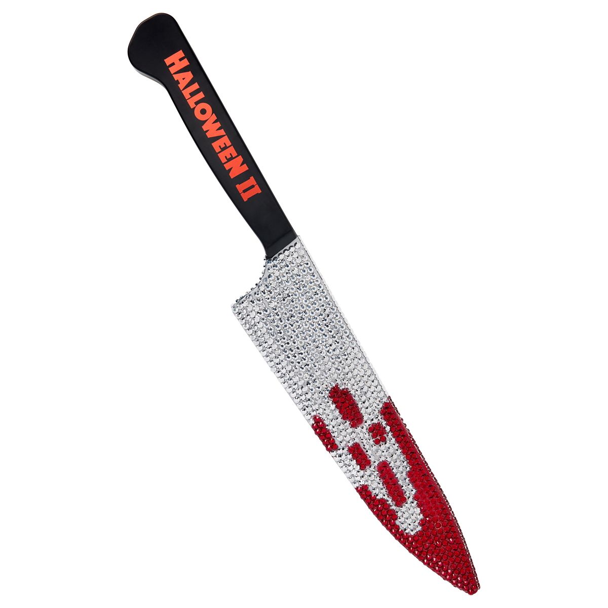 Halloween II Bling Knife Accessory BLACK AND SILVER