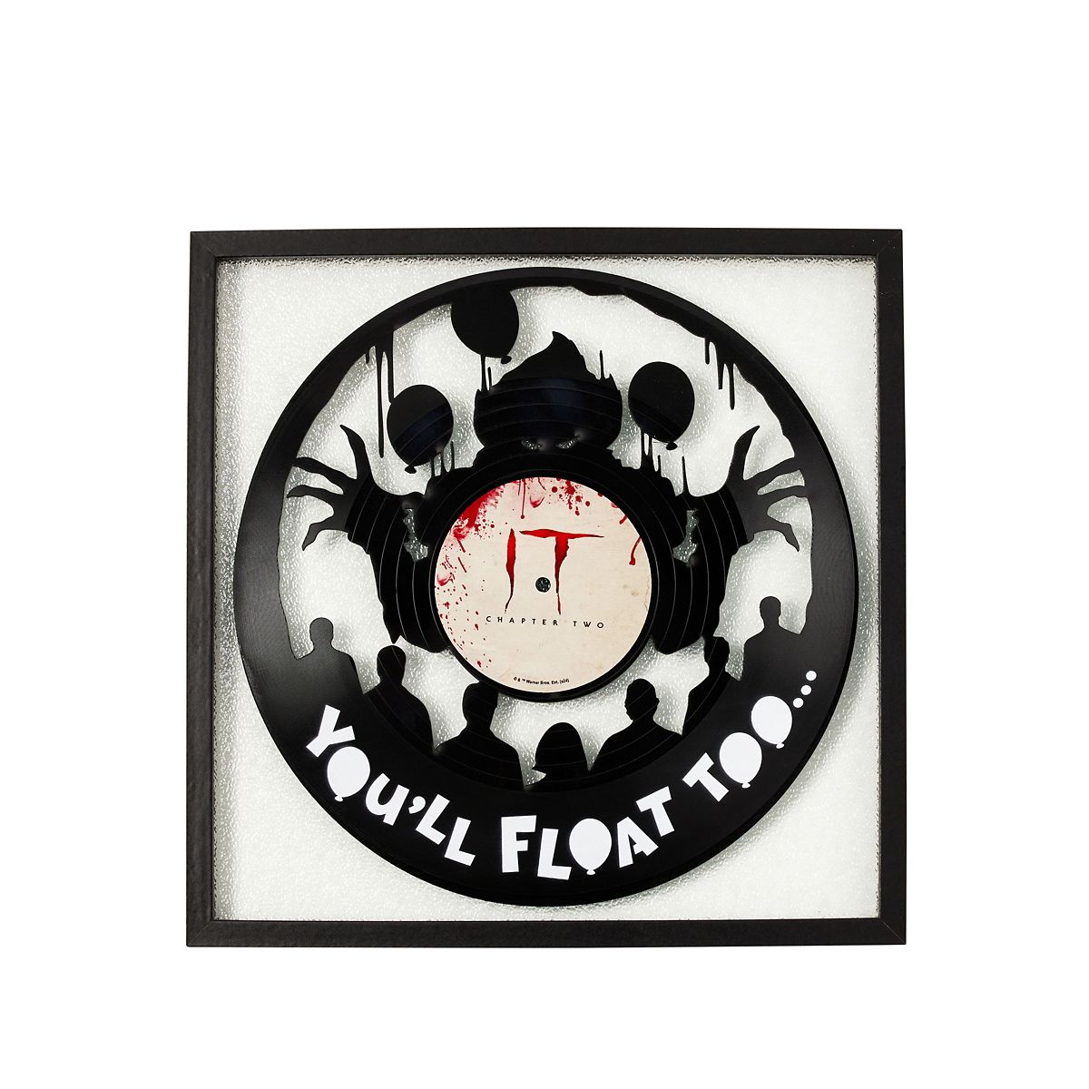Pennywise You'll Float Too Record Sign - It: Chapter Two BLACK / MULTI