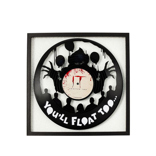 Pennywise You'll Float Too Record Sign - It: Chapter Two BLACK / MULTI