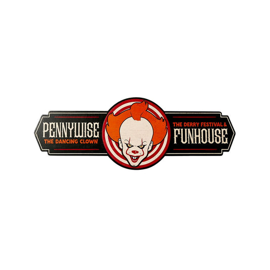 Pennywise Spinning Wood Sign - It: Chapter Two MULTI-COLOR