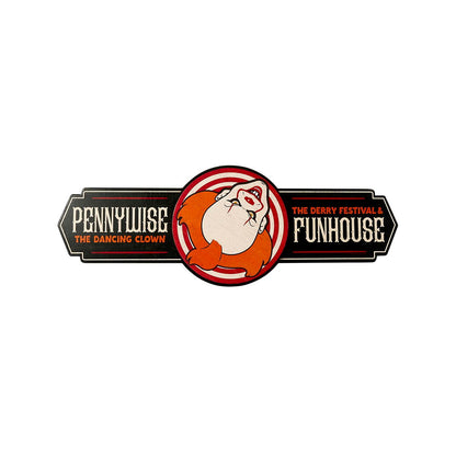 Pennywise Spinning Wood Sign - It: Chapter Two MULTI-COLOR