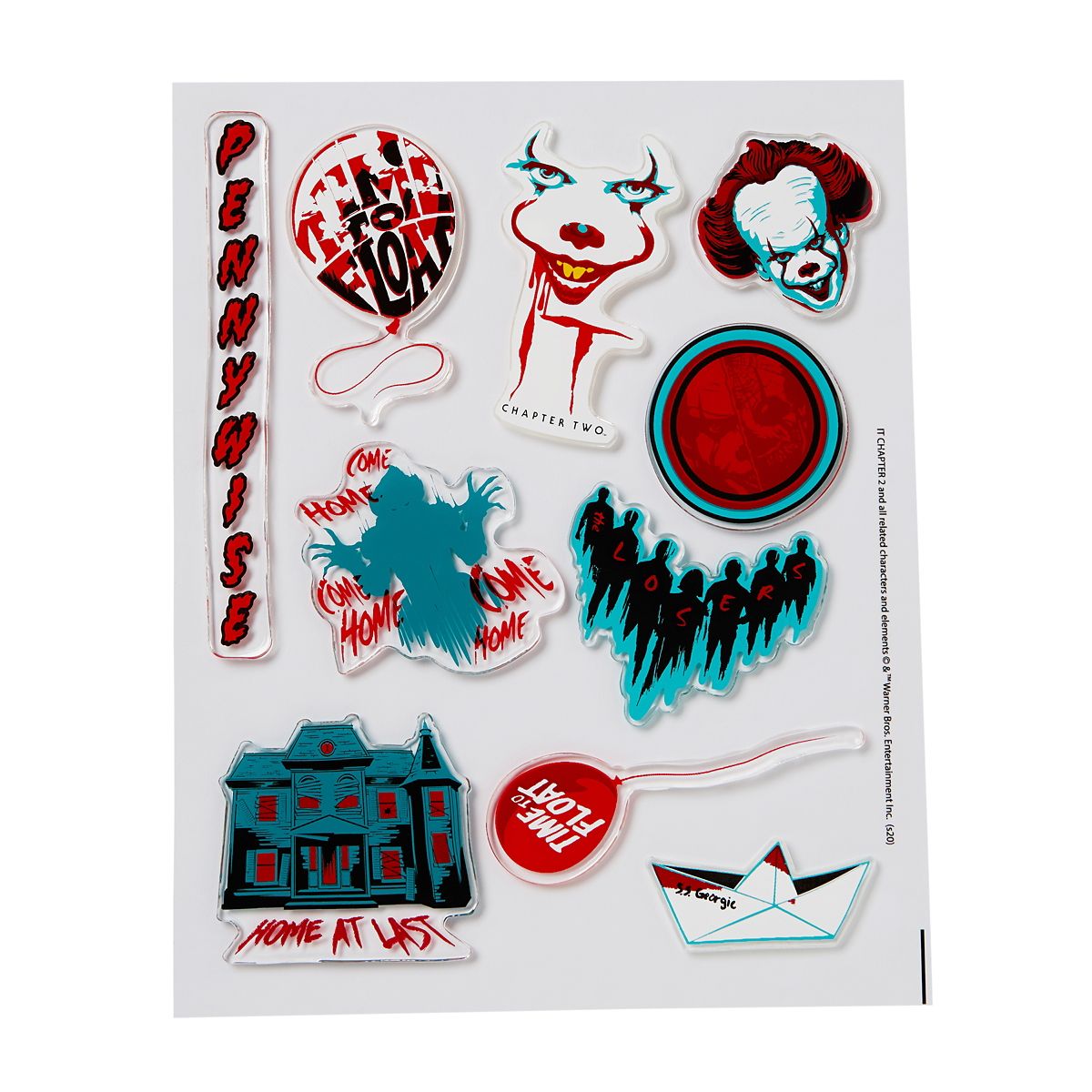 Pennywise Gel Clings - It MULTI-COLOR