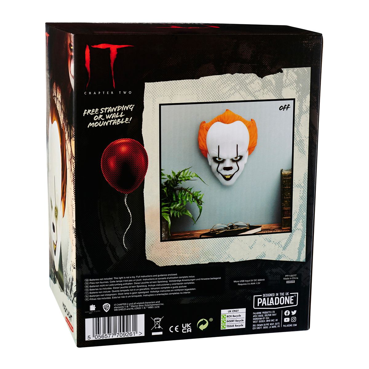 Pennywise Mask Light - It: Chapter Two MULTI-COLOR