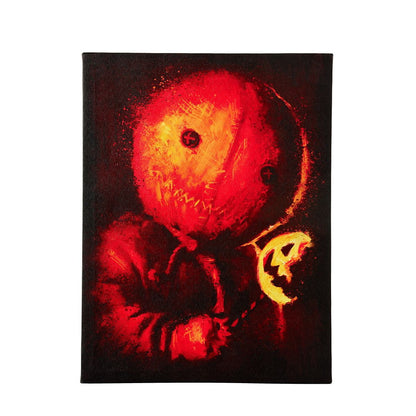 Sam Portrait Canvas - Trick 'r Treat BLACK AND ORANGE