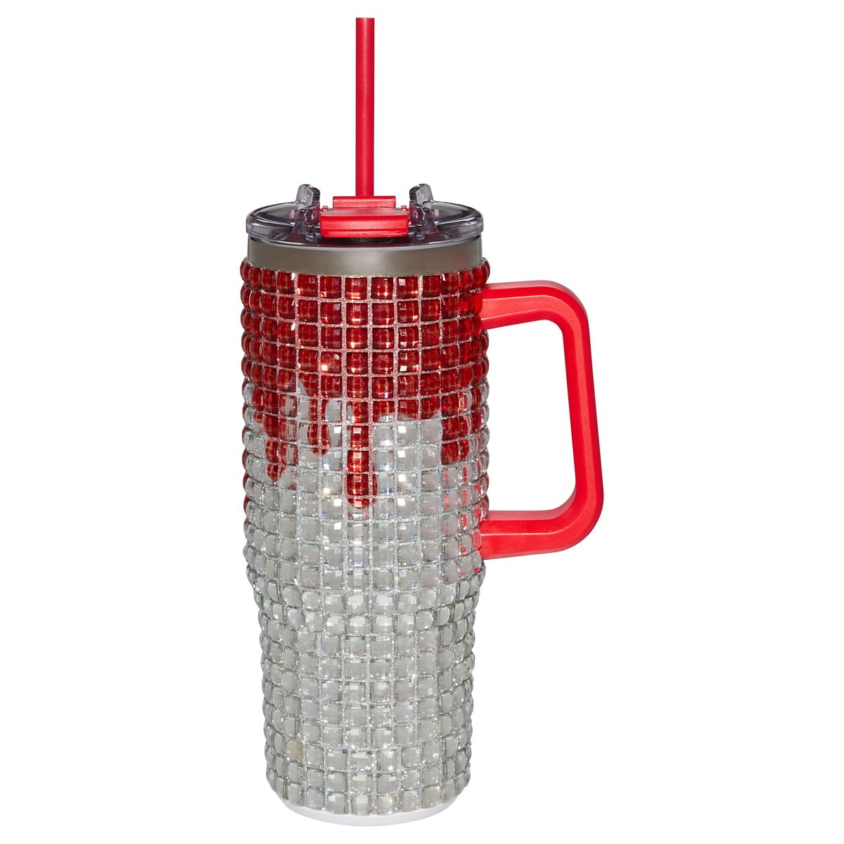 Blood Drip Travel Tumbler with Straw - 30 oz. MULTI-COLOR