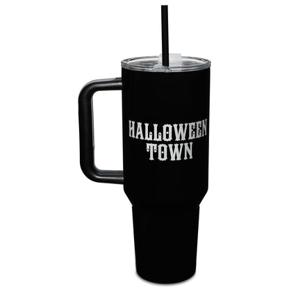 The Nightmare Before Christmas Travel Tumbler with Straw - 40 oz. BLACK