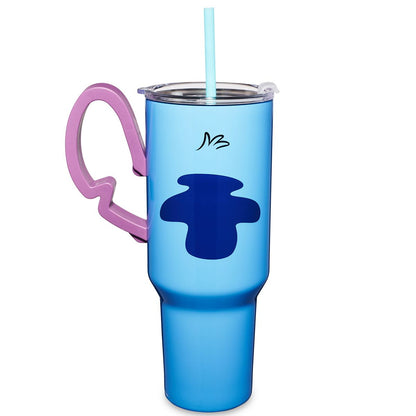 Stitch Ear Handle Travel Tumbler with Straw 40 oz. - Lilo & Stitch BLUE