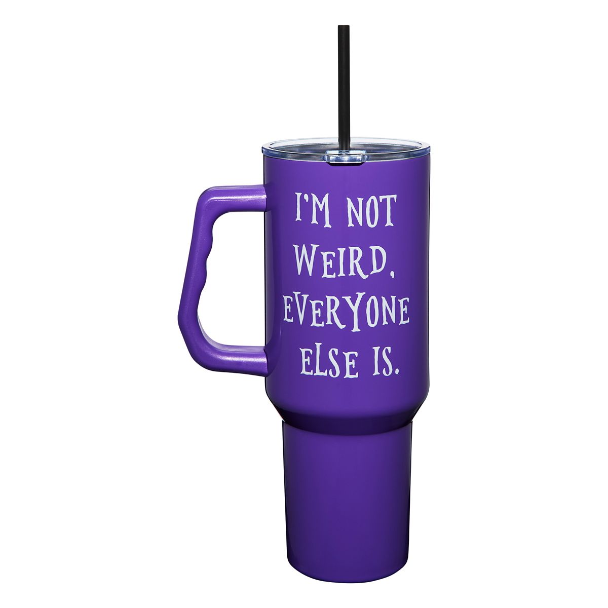 Wednesday Travel Tumbler with Straw - 40 oz. PURPLE