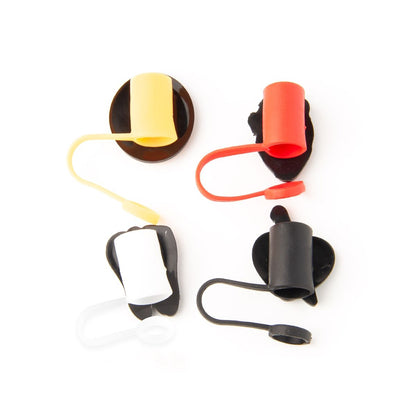 Multi-Pack Body Part Straw Toppers - 4 Pack MULTI-COLOR