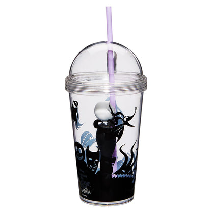 Jack Skellington Cup with Straw - Nightmare Before Christmas BLACK