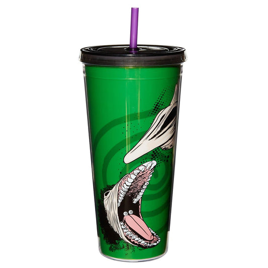 We're Dead Beetlejuice Cup with Straw MULTI-COLOR