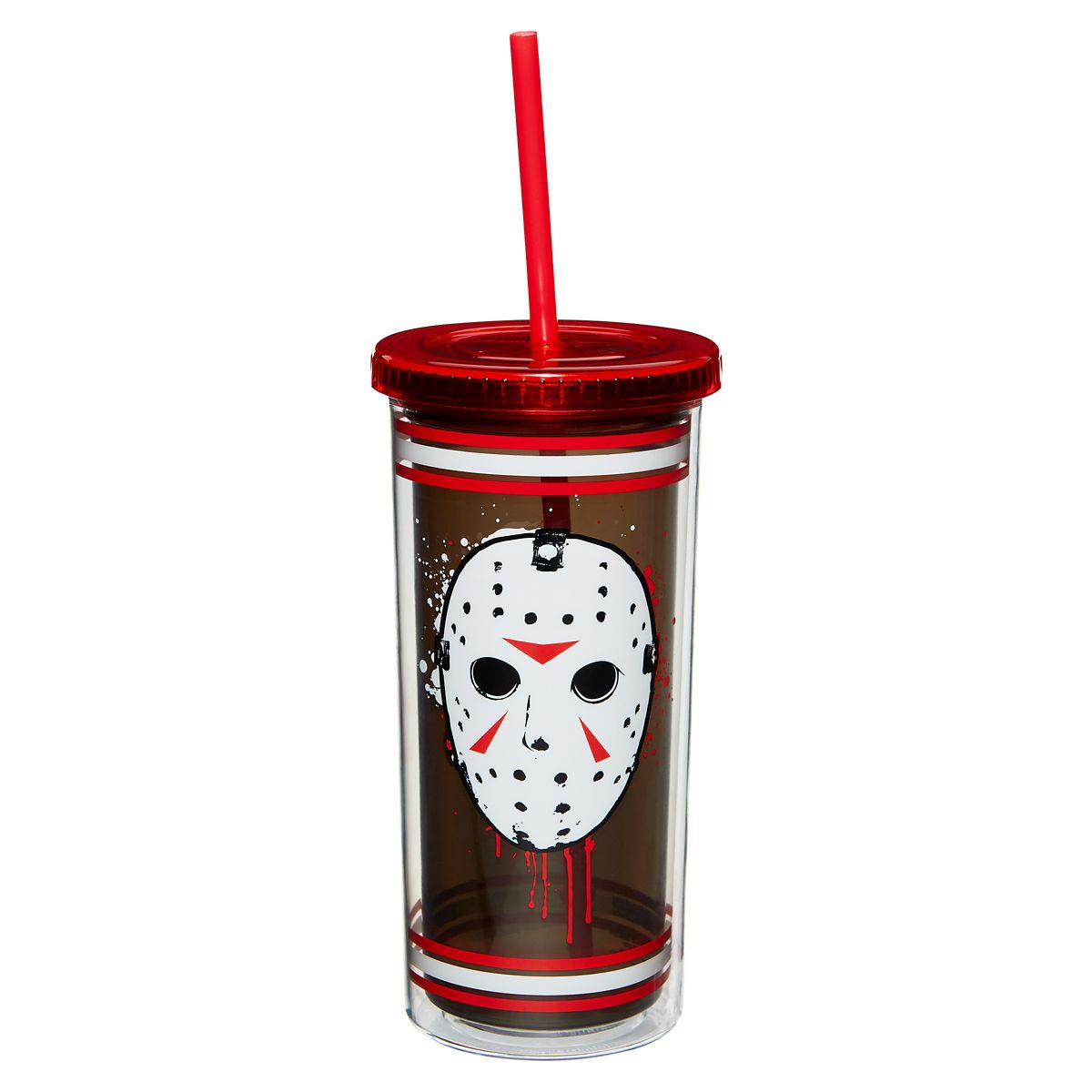 Jason Voorhees Jersey Cup with Straw 20 oz. - Friday the 13th MULTI-COLOR