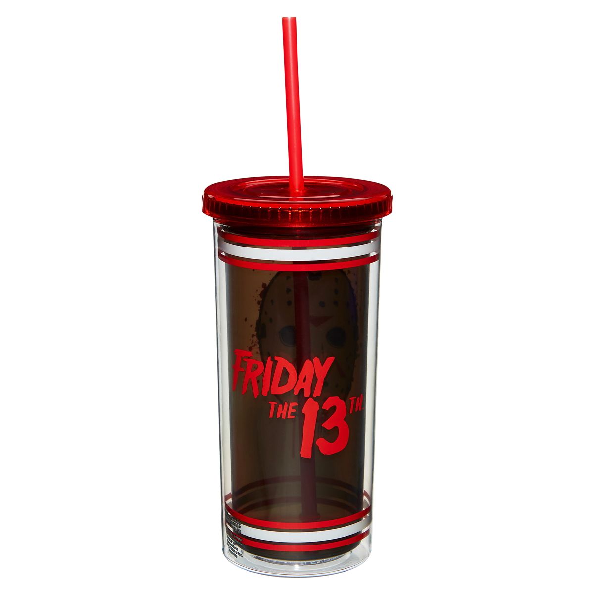 Jason Voorhees Jersey Cup with Straw 20 oz. - Friday the 13th MULTI-COLOR