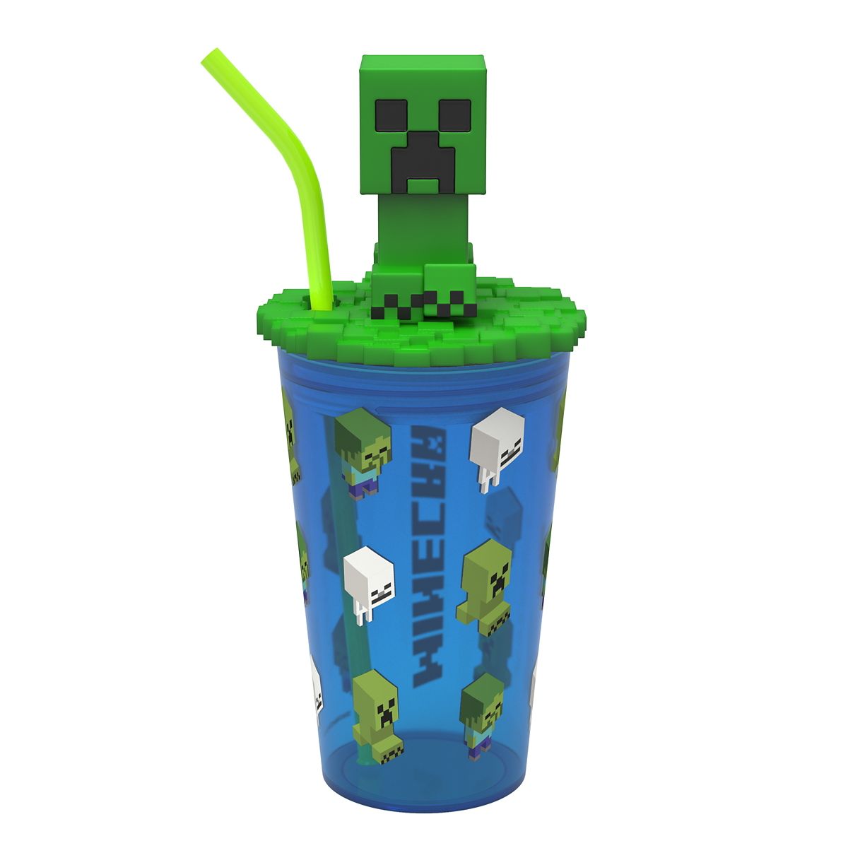 Minecraft Cup with Straw - 15 oz. MULTI-COLOR