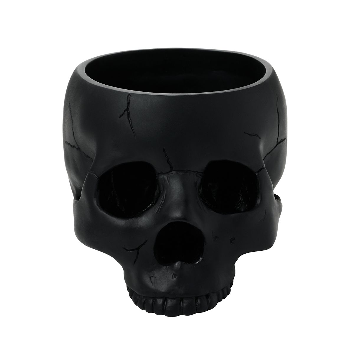 Black Skull Decorative Bowl BLACK