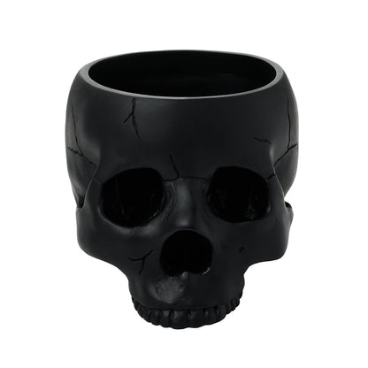 Black Skull Decorative Bowl BLACK