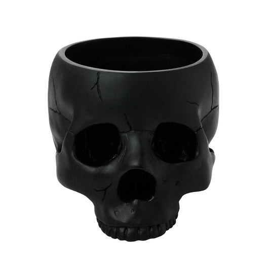 Black Skull Decorative Bowl BLACK