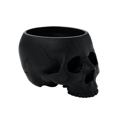Black Skull Decorative Bowl BLACK