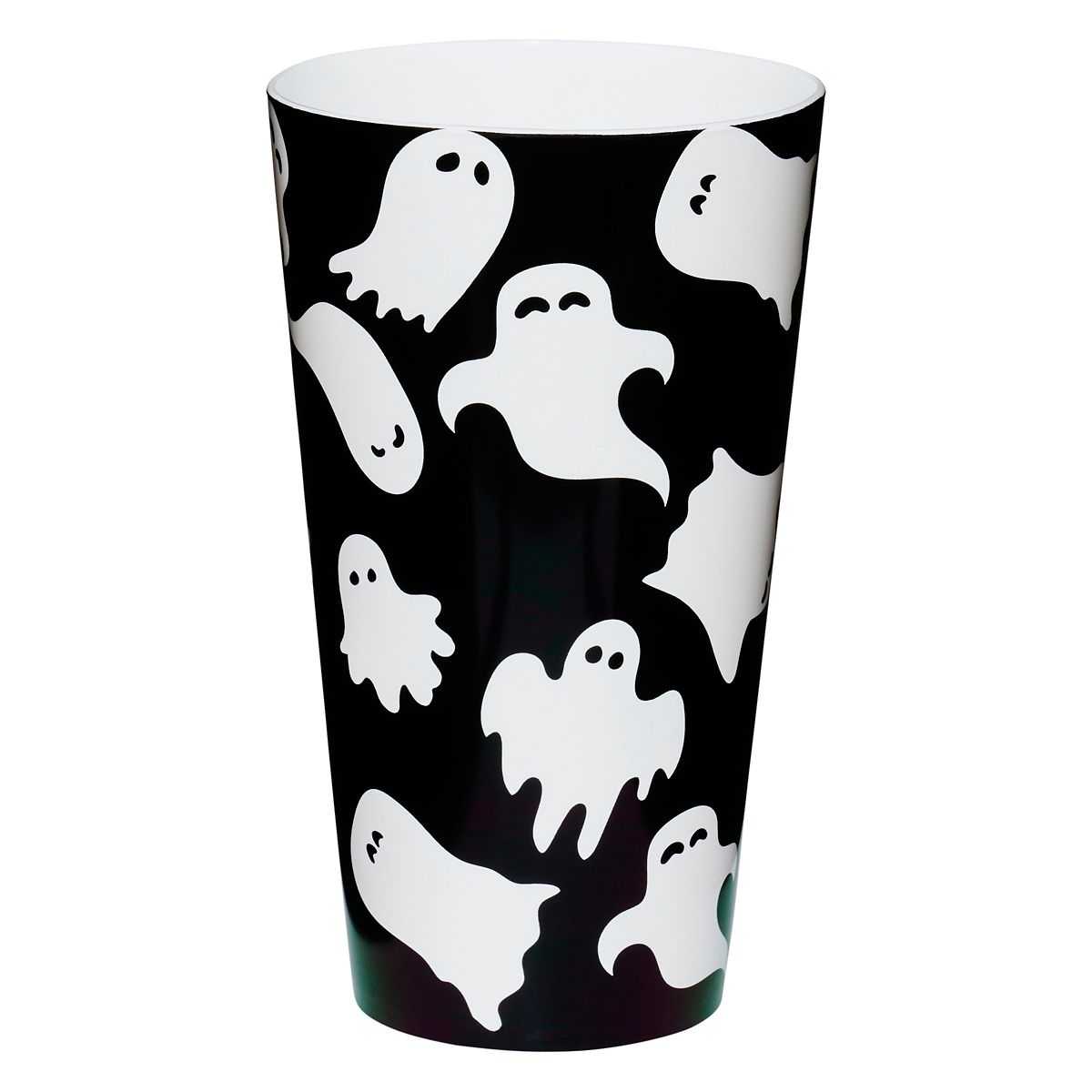 Ghost Plastic Cups 22 oz. - 4 Pack BLACK AND WHITE