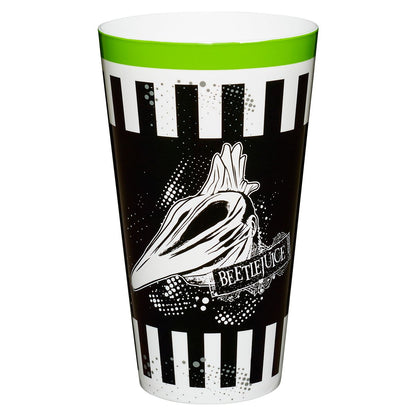 Beetlejuice Plastic Cup Set - 4 Pack BLACK AND WHITE