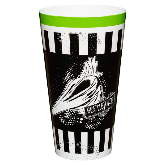 Beetlejuice Plastic Cup Set - 4 Pack BLACK AND WHITE