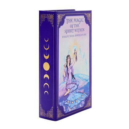 The Magic of The Spirit Within Book Trinket Box MULTI-COLOR