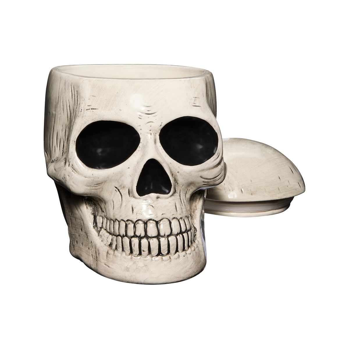 Skull Cookie Jar MULTI-COLOR