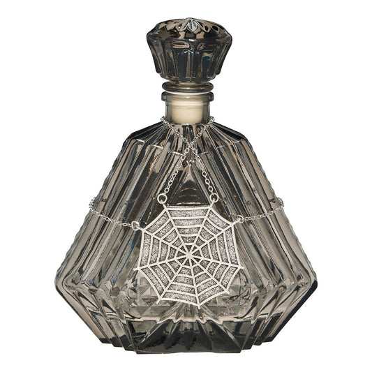 Enchanted Shadows Silver Decanter - 17 oz. BLACK AND SILVER