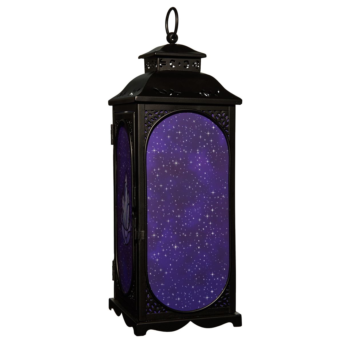 Mystical Arts Purple Crystal Lantern BLACK AND PURPLE
