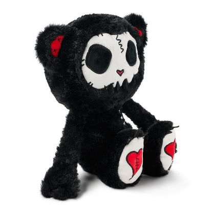Grim the Stitch Bear Plush - Gus Fink BLACK/GRAY