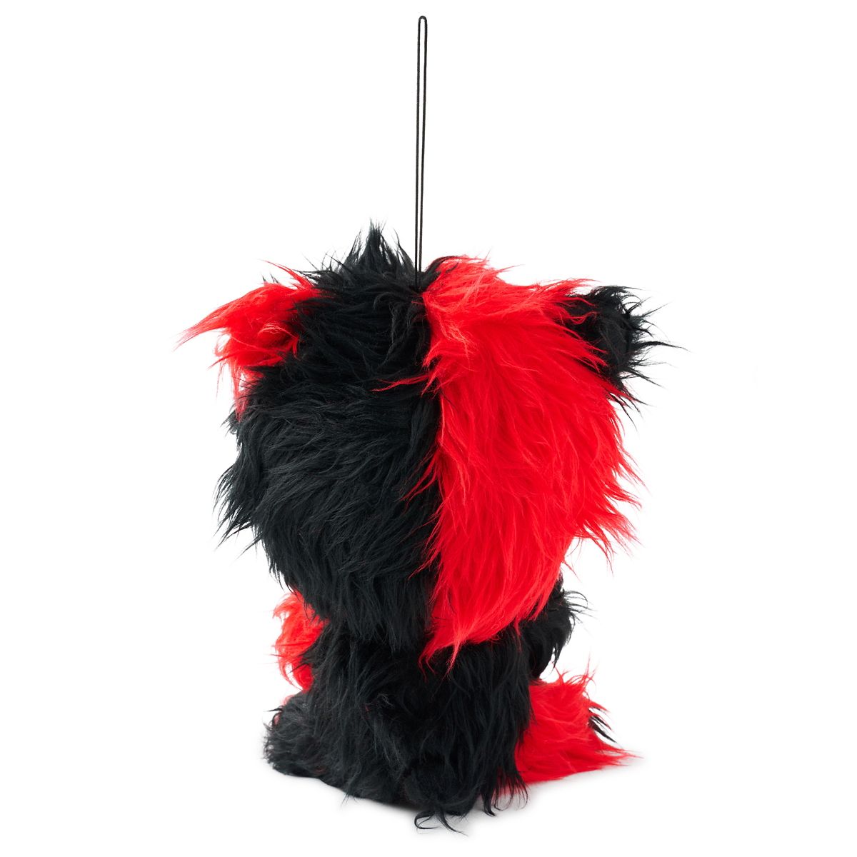 Gloomy Bear Black and Red Long Fur Plush BLACK AND RED