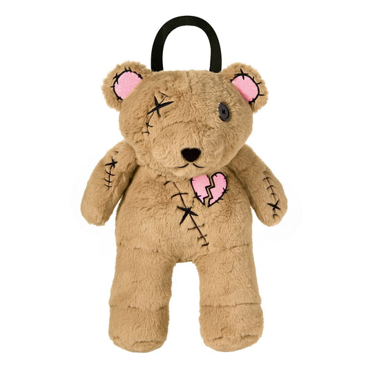 Girls Doll Bear Plush Backpack BROWN