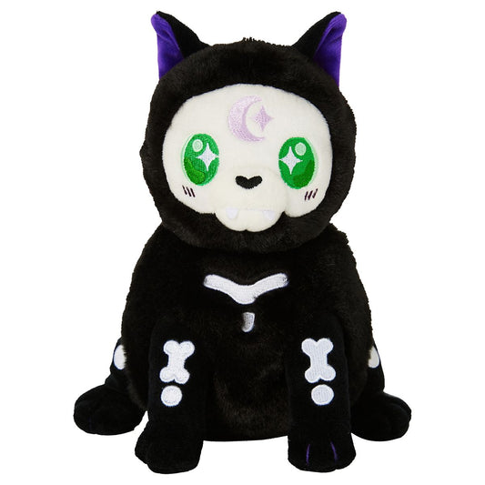 Squishable Snacker Witchy Skeleton Cat Plush MULTI-COLOR