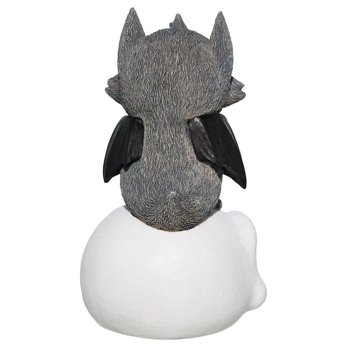 Bat Skull Statue BLACK
