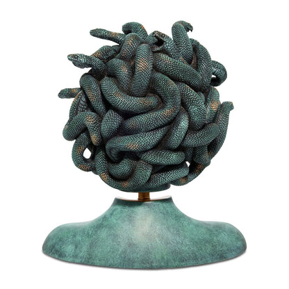 Medusa Bust Statue GREEN - MULTI