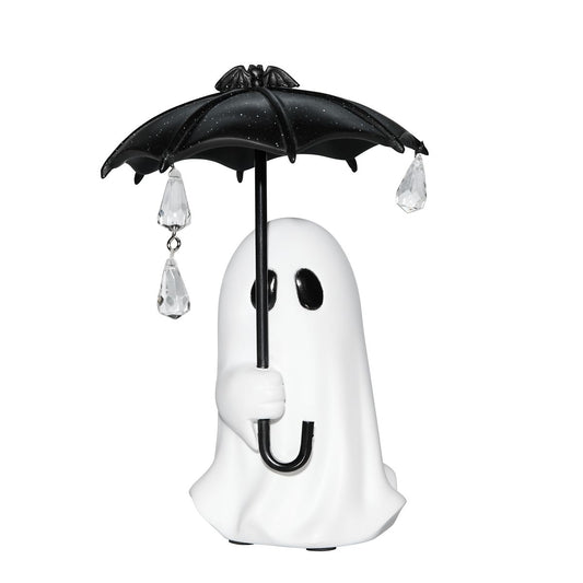 Ghost Umbrella Statue BLACK AND WHITE