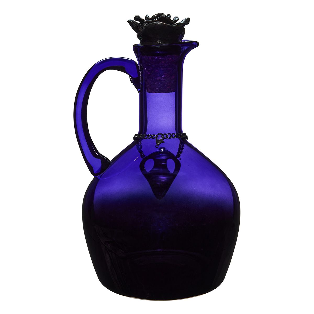 Purple Gothic Glass Rose Decanter PURPLE
