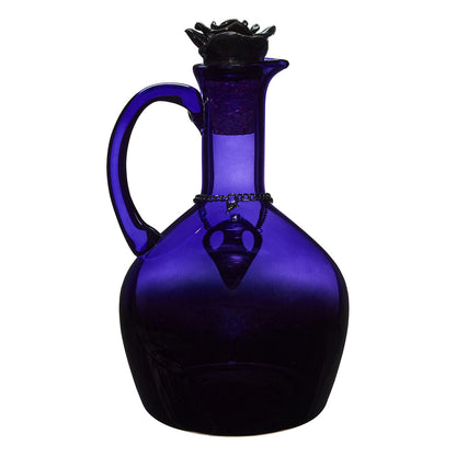 Purple Gothic Glass Rose Decanter PURPLE