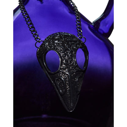 Purple Gothic Glass Rose Decanter PURPLE