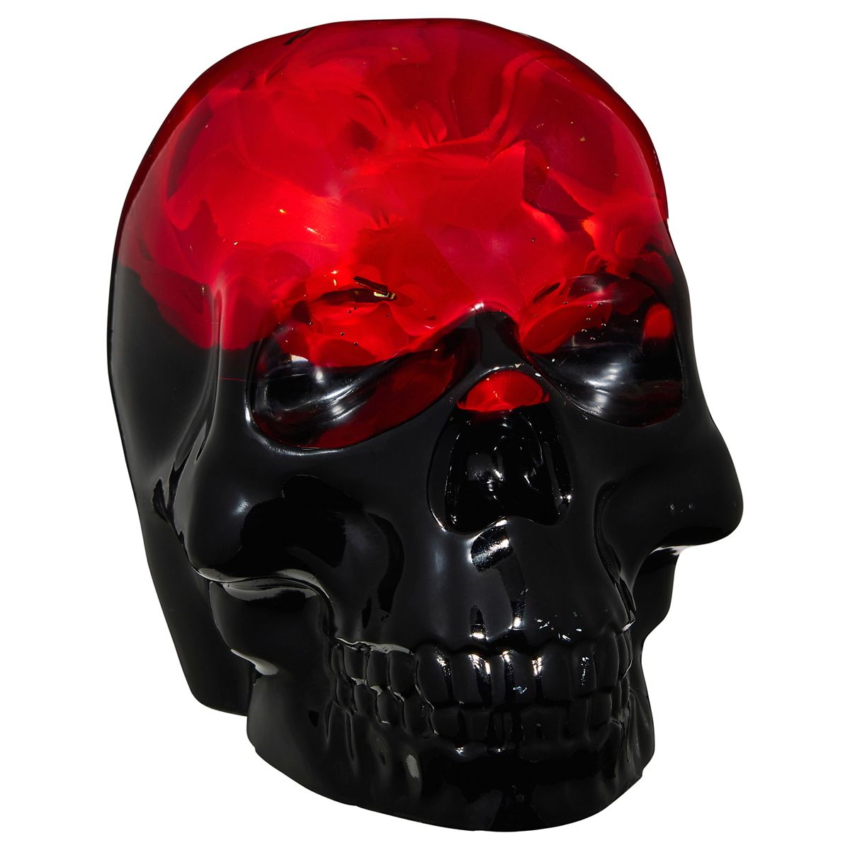 Enchanted Rose Skull BLACK AND RED