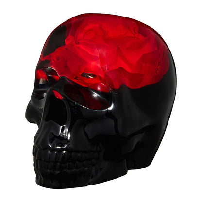 Enchanted Rose Skull BLACK AND RED